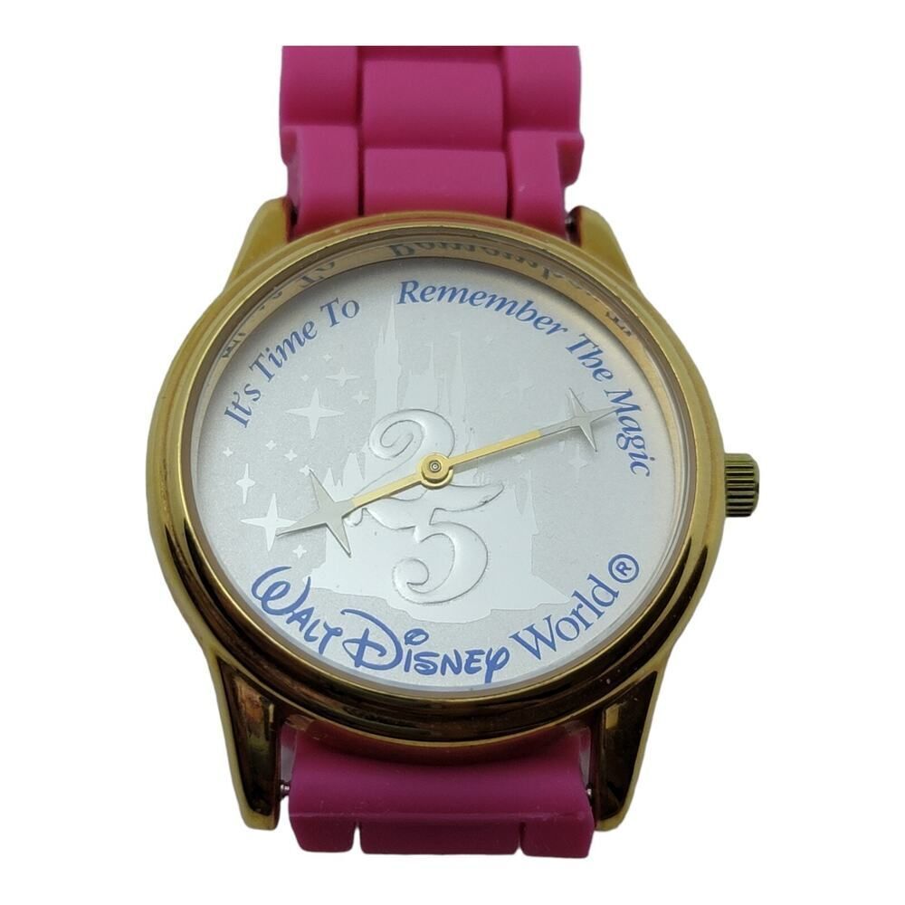 Vintage 1997 Eastman Kodak Walt Disney World 25th Anniversary Watch New Battery